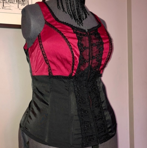 🔥Vintage TRIPP nyc Black and Red Corset - Picture 2 of 11